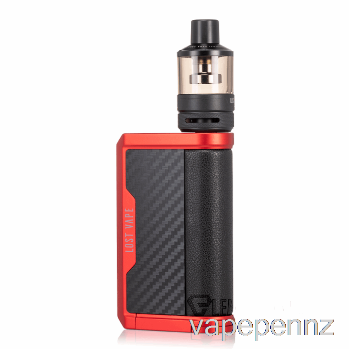 Lost Vape Centaurus Q200 Starter Kit [PODTANK] Matte Red Carbon Fiber VAPE NZ